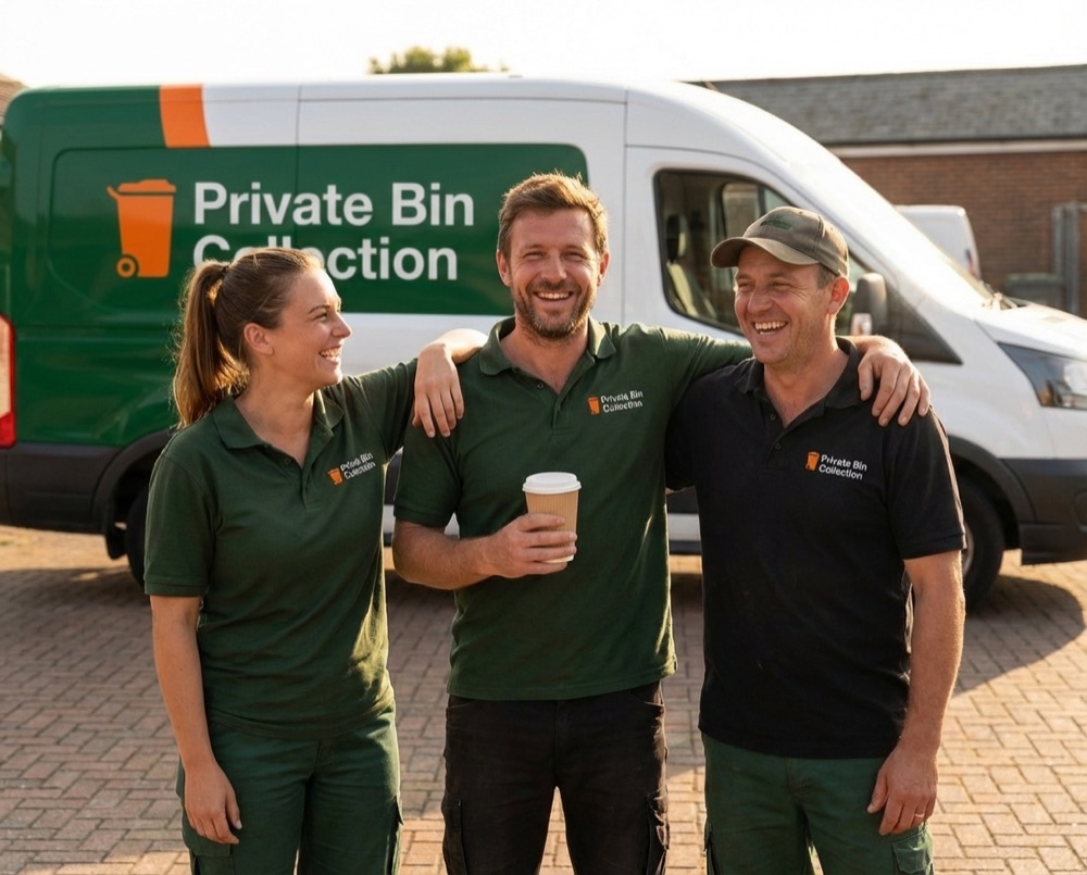 Local private bin collection team serving Bognor Regis, West Sussex